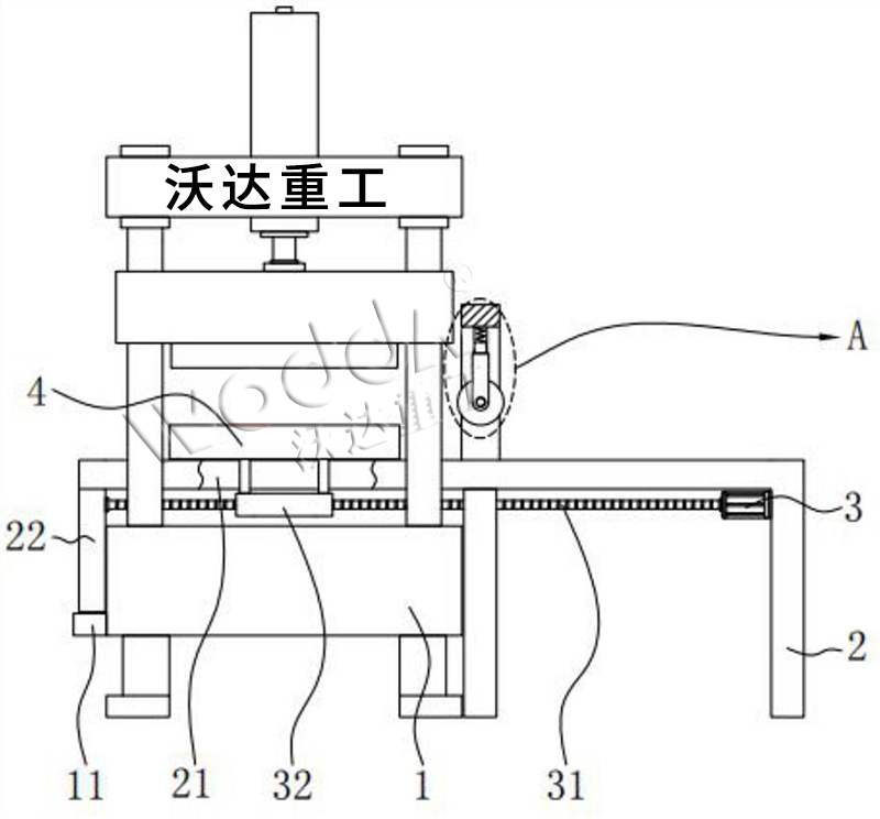 带移动工作台的汽车内饰成型液压机 带移动工作台的汽车内饰成型液压机