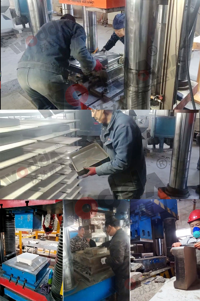 匣钵成型液压机客户现场 匣钵成型液压机客户现场