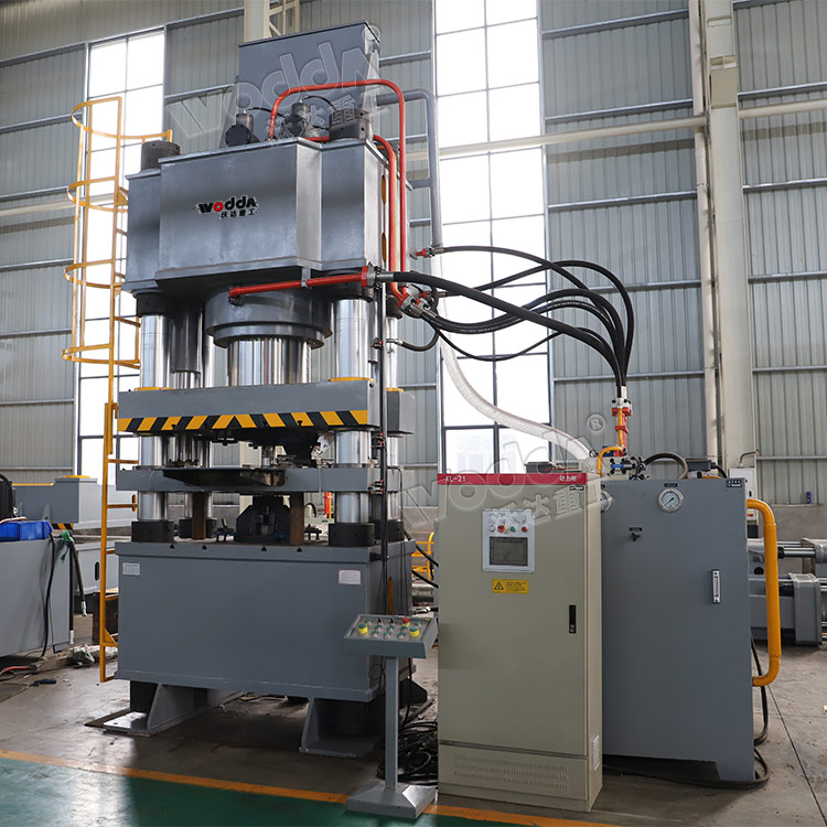 800吨铁硅铝磁芯成型液压机车间试机 800吨铁硅铝磁芯成型液压机车间试机