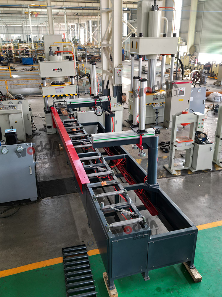 250吨矿用锚杆托盘自动化生产线 250吨矿用锚杆托盘自动化生产线