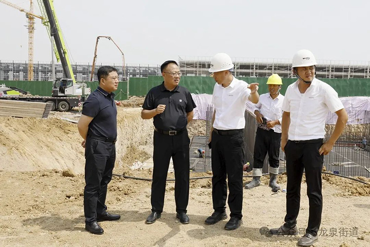 滕州市领导马金安、崔波现场调研必一运动bsport体育重工智能精密伺服液压冲床项目 滕州市领导马金安、崔波现场调研必一运动bsport体育重工智能精密伺服液压冲床项目